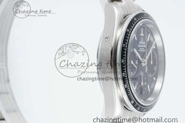 0217 Speedmaster Racing Master SS HKF Best Edition Black Dial on SS Bracelet A Versatile 7810